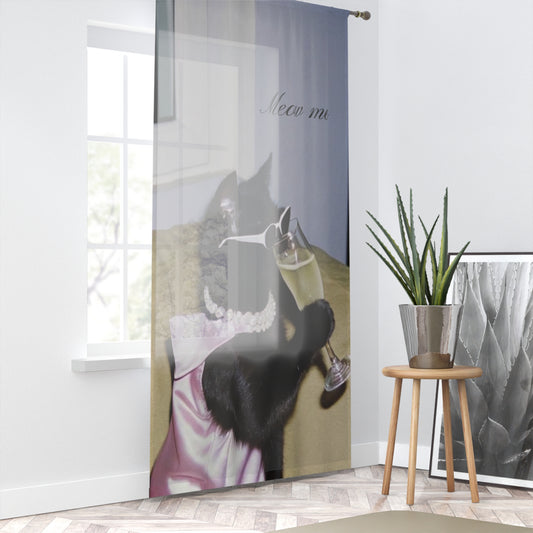 Glam Meow Curtain🐈⬛🎀