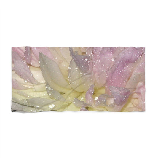 Serene Water Floral Beach Towel🪷