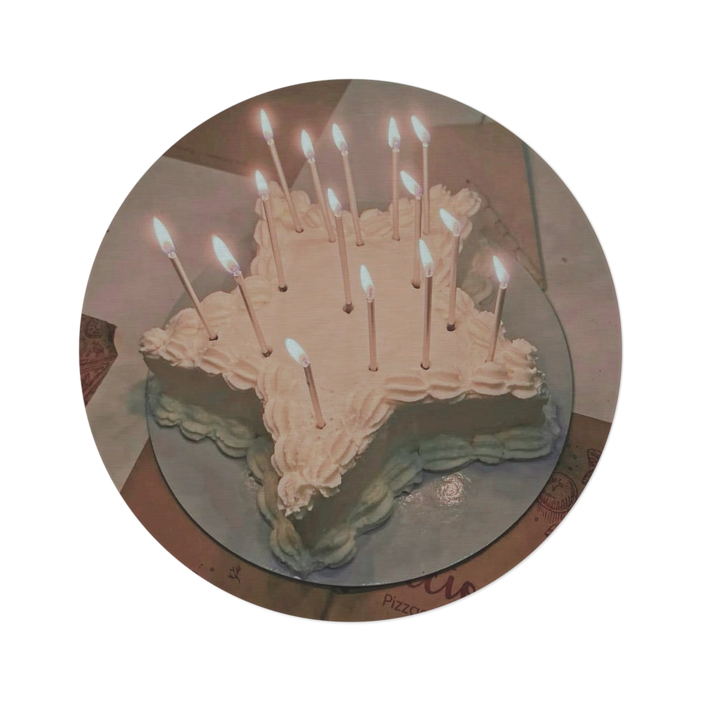 Birthday Cake Round Rug 🎂