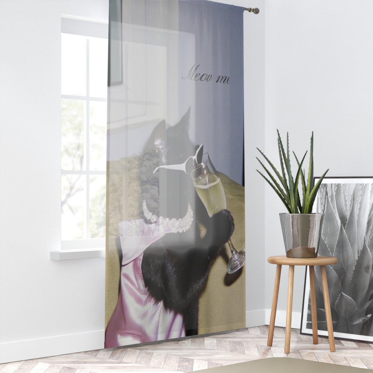 Glam Meow Curtain🐈‍⬛🎀