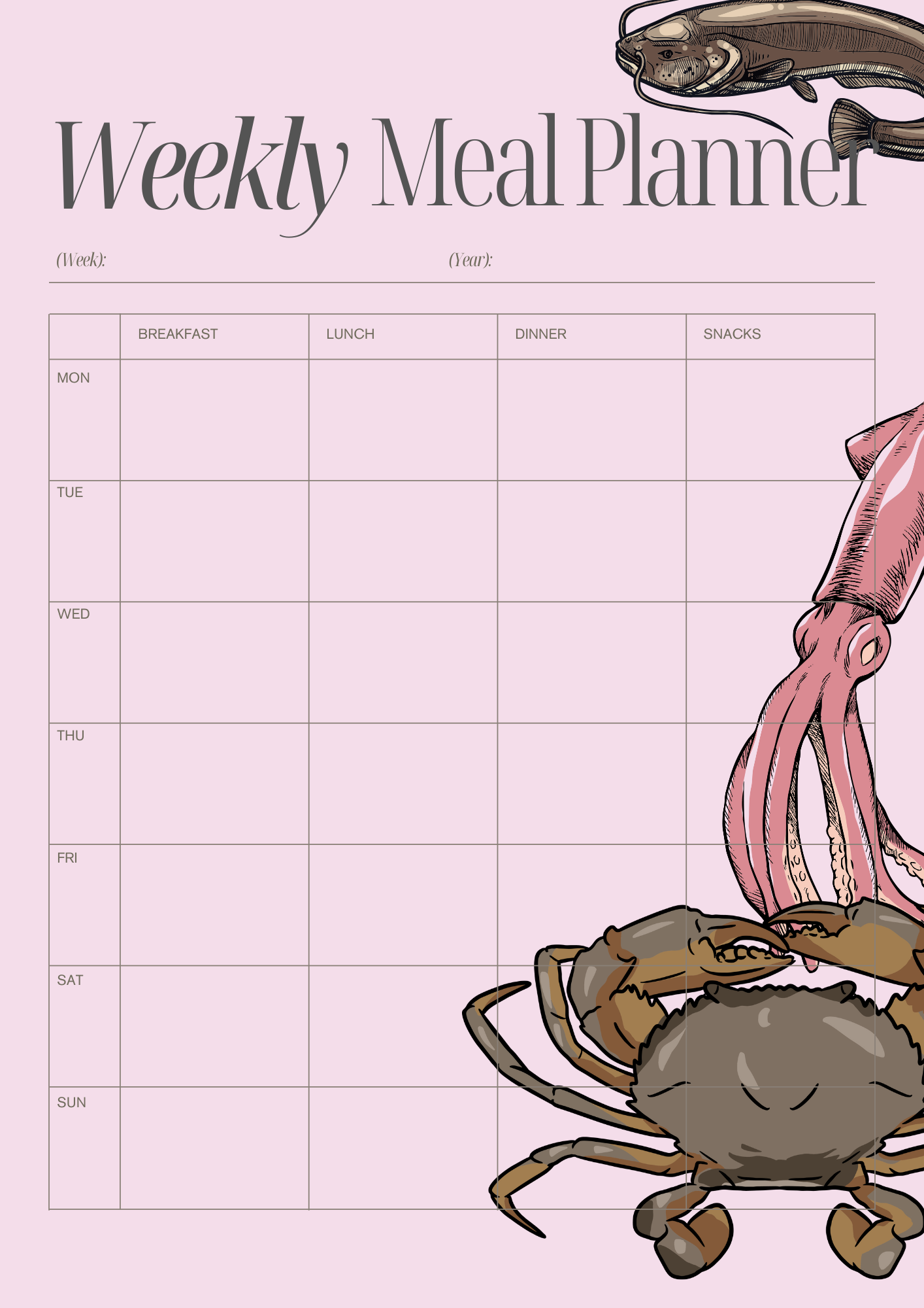 Weekly Planner Set