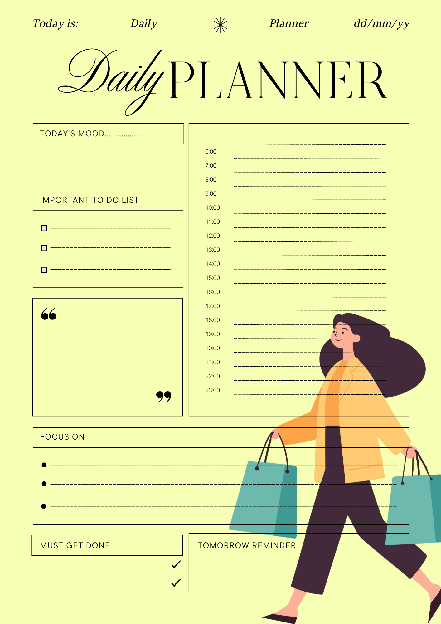 Weekly Planner Set